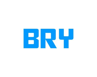 BRY logo tasarım vektör şablonu. Ağla