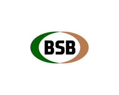 BSB logo tasarım vektör şablonu. BSB