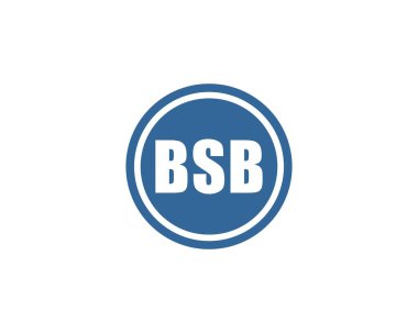 BSB logo tasarım vektör şablonu. BSB