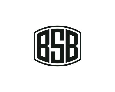 BSB logo tasarım vektör şablonu. BSB
