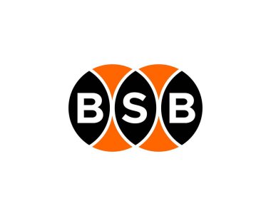 BSB logo tasarım vektör şablonu. BSB