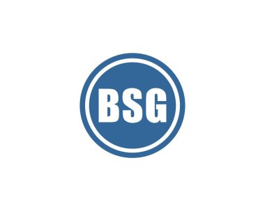 BSG logo tasarım vektör şablonu. BSG