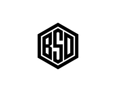 BSO logo tasarım vektör şablonu. BSO