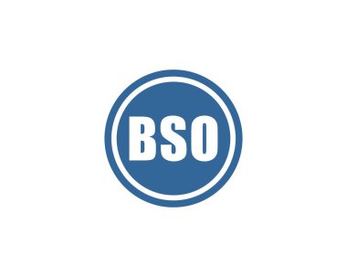 BSO logo tasarım vektör şablonu. BSO