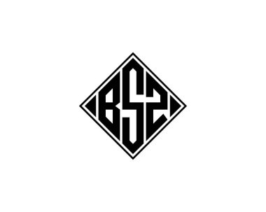 BSZ logo tasarım vektör şablonu. BSZ