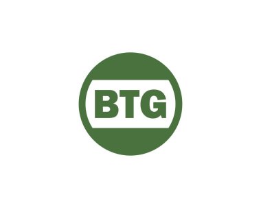 BTG logo tasarım vektör şablonu. BTG