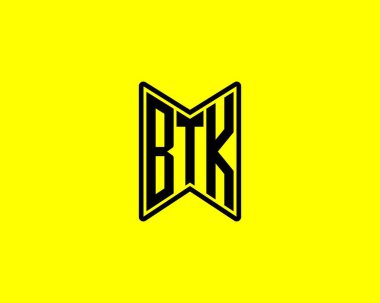 B.T.K. logo tasarım vektör şablonu. B.T.K.