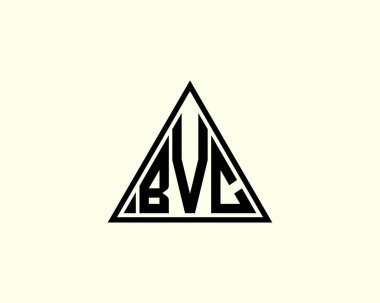 BVC logo tasarım vektör şablonu. BVC