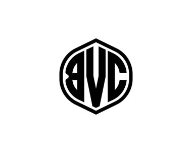 BVC logo tasarım vektör şablonu. BVC