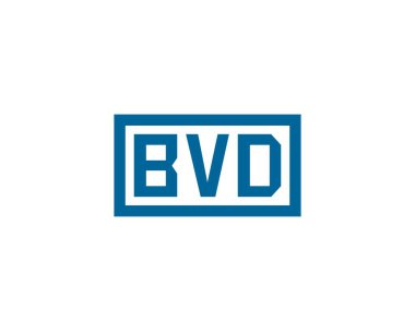 BVD logo tasarım vektör şablonu. BVD