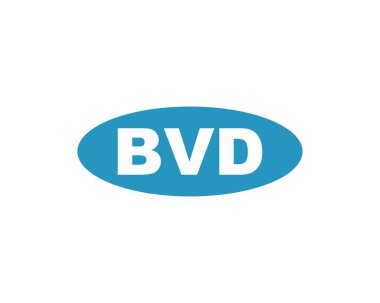 BVD logo tasarım vektör şablonu. BVD