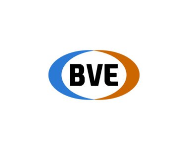 BVE logo tasarım vektör şablonu. BVE