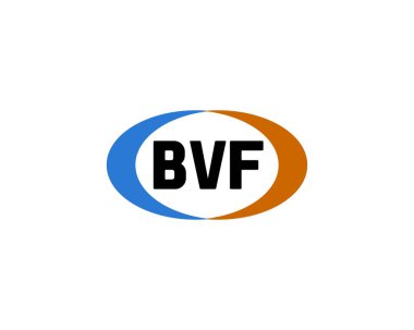 BVF logo tasarım vektör şablonu. BVF