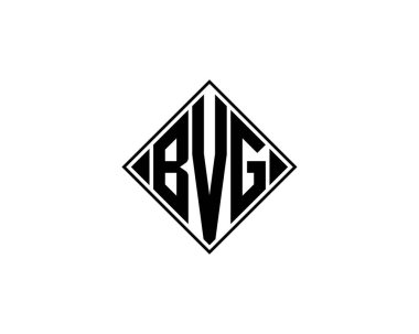 BVG logo tasarım vektör şablonu. BVG