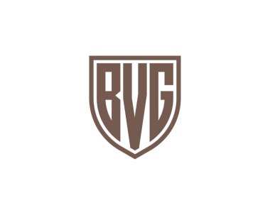BVG logo tasarım vektör şablonu. BVG