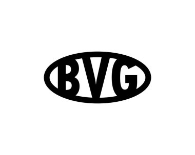BVG logo tasarım vektör şablonu. BVG