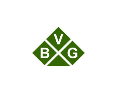 BVG logo tasarım vektör şablonu. BVG
