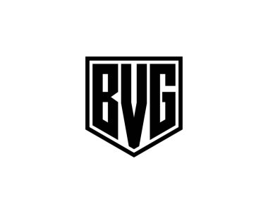 BVG logo tasarım vektör şablonu. BVG