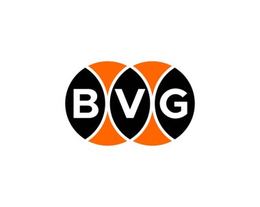 BVG logo tasarım vektör şablonu. BVG
