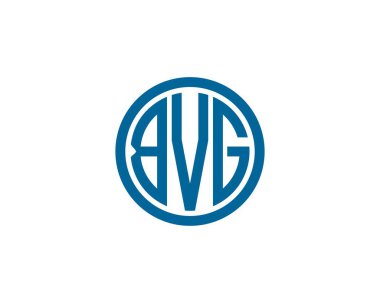 BVG logo tasarım vektör şablonu. BVG