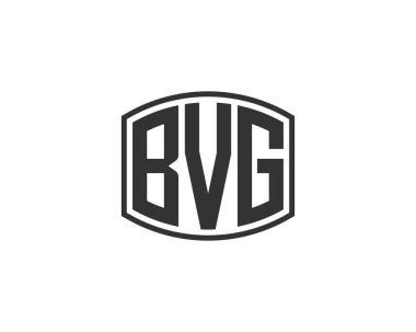 BVG logo tasarım vektör şablonu. BVG