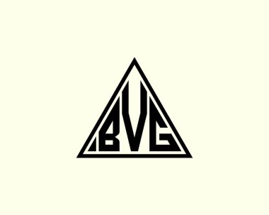 BVG logo tasarım vektör şablonu. BVG