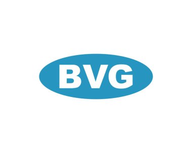 BVG logo tasarım vektör şablonu. BVG