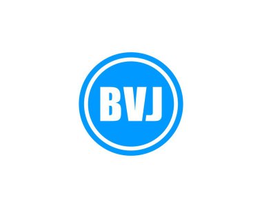 BVJ logo tasarım vektör şablonu. BVJ