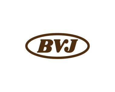 BVJ logo tasarım vektör şablonu. BVJ
