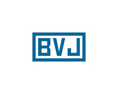 BVJ logo tasarım vektör şablonu. BVJ