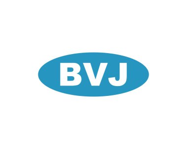 BVJ logo tasarım vektör şablonu. BVJ