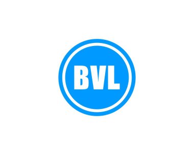 BVL logo tasarım vektör şablonu. BVL