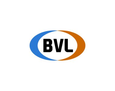 BVL logo tasarım vektör şablonu. BVL