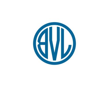 BVL logo tasarım vektör şablonu. BVL