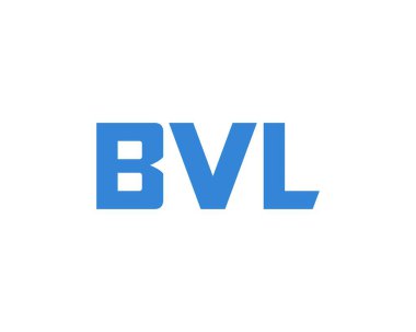 BVL logo tasarım vektör şablonu. BVL