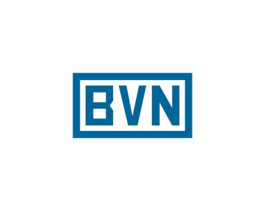 BVN logo tasarım vektör şablonu. BVN