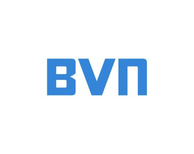 BVN logo tasarım vektör şablonu. BVN