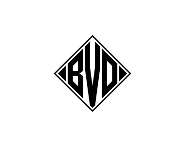 BVO logo tasarım vektör şablonu. BVO