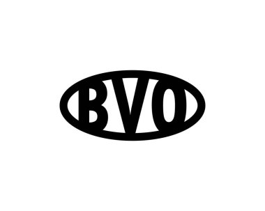 BVO logo tasarım vektör şablonu. BVO