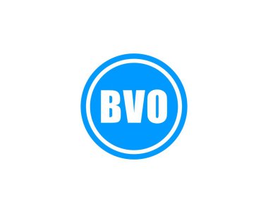 BVO logo tasarım vektör şablonu. BVO