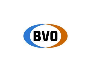 BVO logo tasarım vektör şablonu. BVO