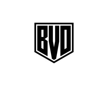 BVO logo tasarım vektör şablonu. BVO