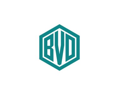 BVO logo tasarım vektör şablonu. BVO