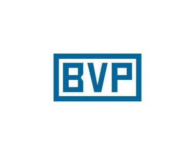 BVP logo tasarım vektör şablonu. BVP