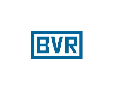 BVR logo tasarım vektör şablonu. BVR