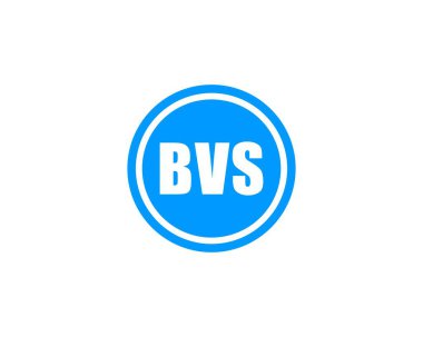 BVS logo tasarım vektör şablonu. BVS