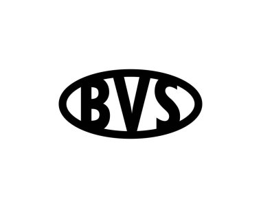 BVS logo tasarım vektör şablonu. BVS