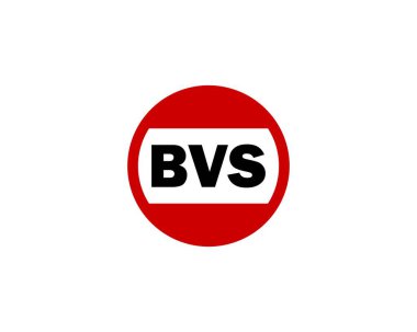 BVS logo tasarım vektör şablonu. BVS