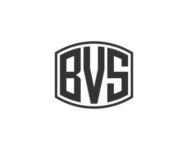 BVS logo tasarım vektör şablonu. BVS