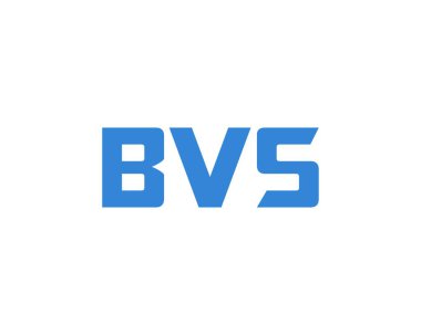 BVS logo tasarım vektör şablonu. BVS